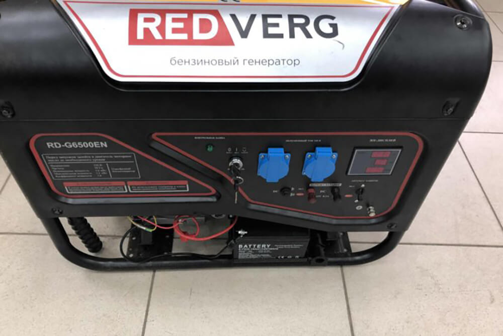 Бензиновый генератор RedVerg RD-G6500EN